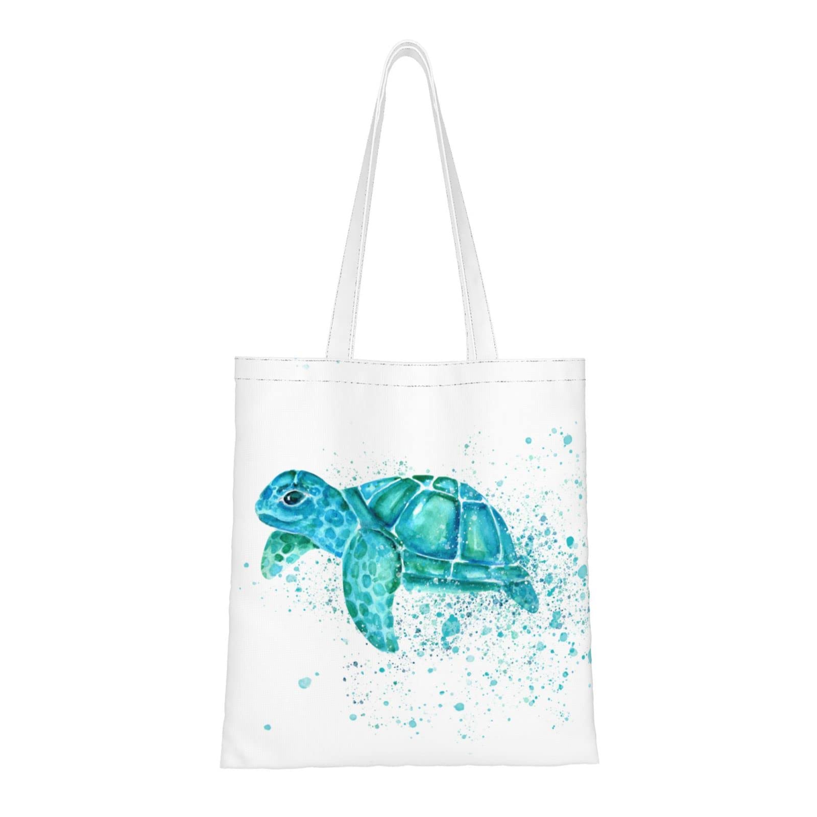 Amazon.co.jp: [ZXHNB] トートバック 水彩 海 亀 青 ショルダー