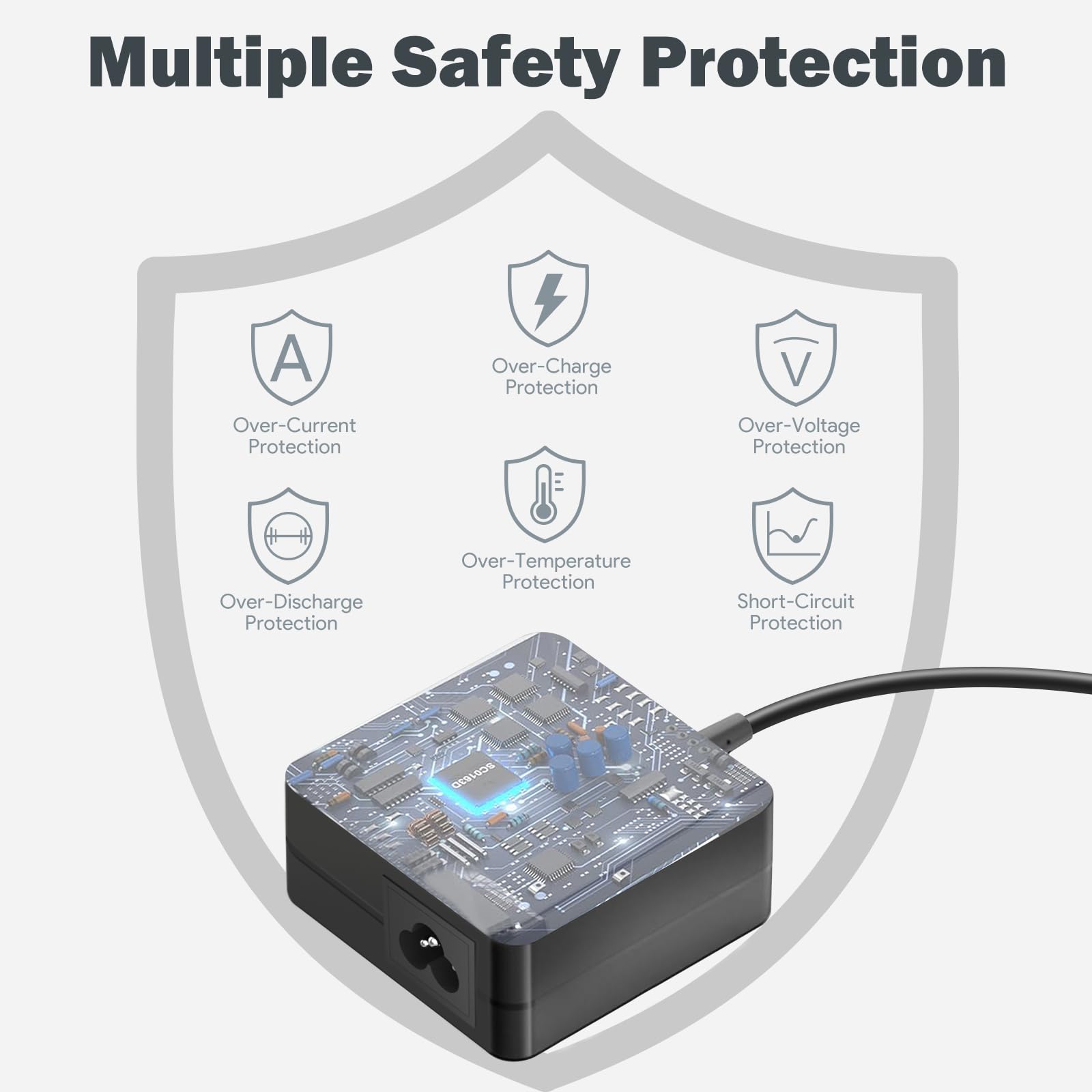 TAIFU 54V Adaptador de Corriente para Ubiquiti Network USW-Lite-8-PoE UniFi Lite 8 PoE 8-Port Gigabit Ethernet Switch NY-PW0L2-05401100 54VDC 1.1A 59.4W Cargador de Energía PSU