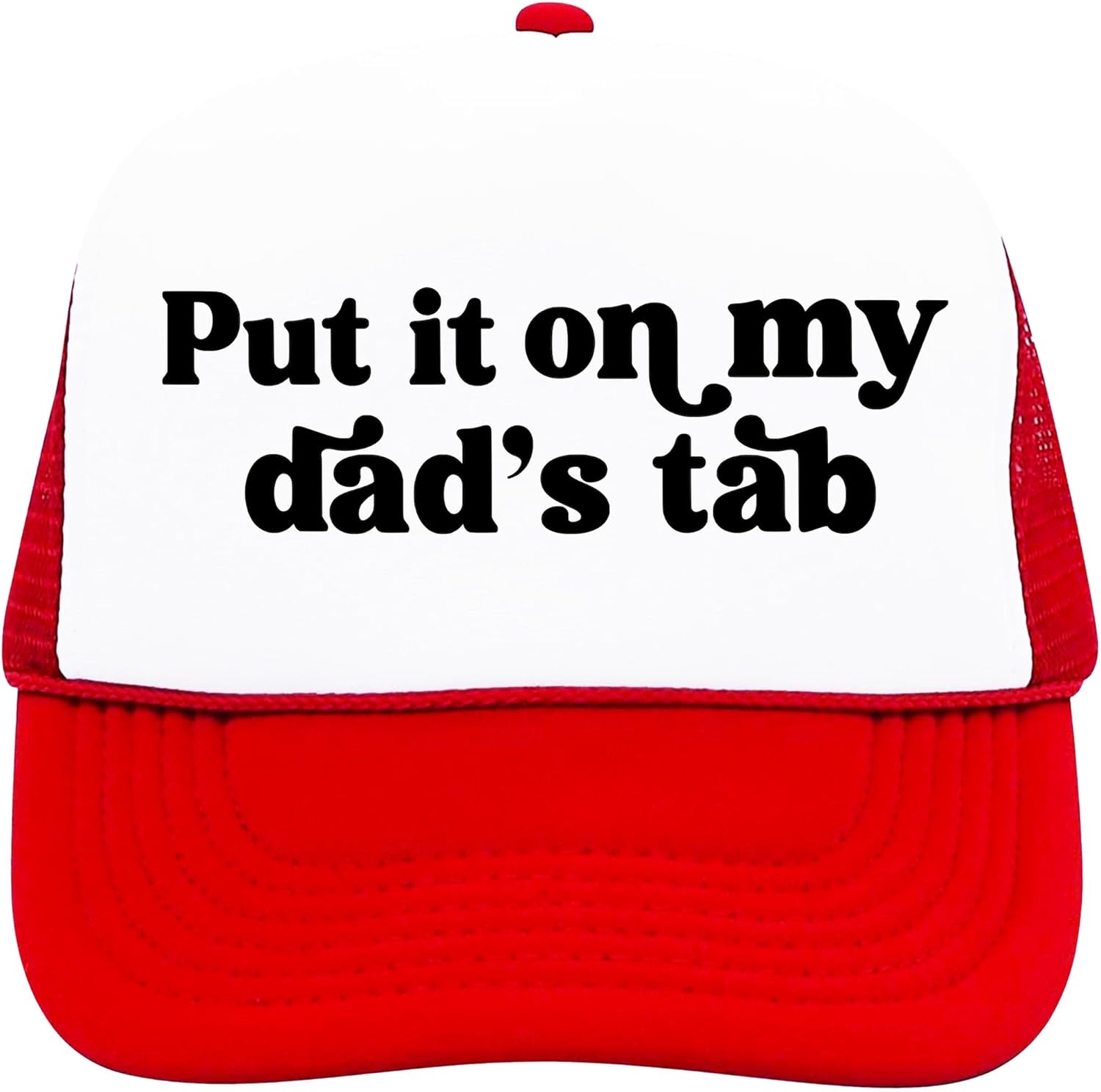 Put it on My Dad's Tab Adjustable Cap for Women and Teens Funny Quote Hat for Daughter