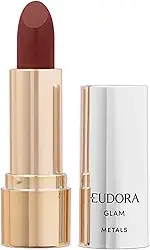 EUDORA GLAM BATOM CREMOSO METALS COR NUDE NOBRE 3,6G