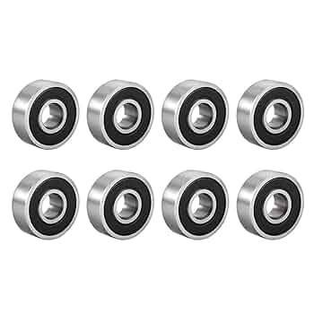 uxcell 606-2RS Deep Groove Ball Bearing 6mm x 17mm x 6mm
