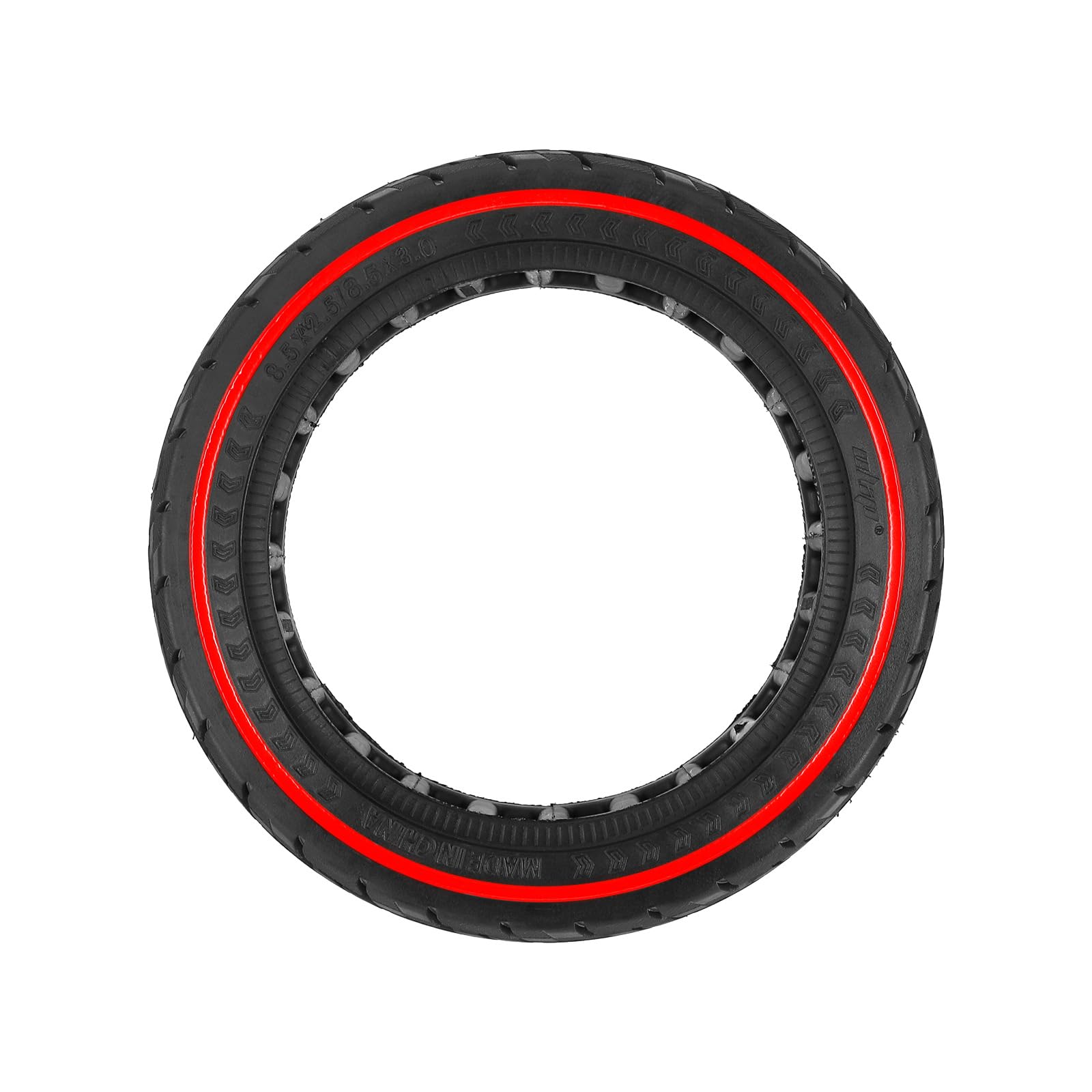 TREFAN Neumático sólido todoterreno 8,5 x 2,5/8,5 x 3 para Dualtron Mini Motor/Speedway Leger scooters ruedas de repuesto con (1 unidad)