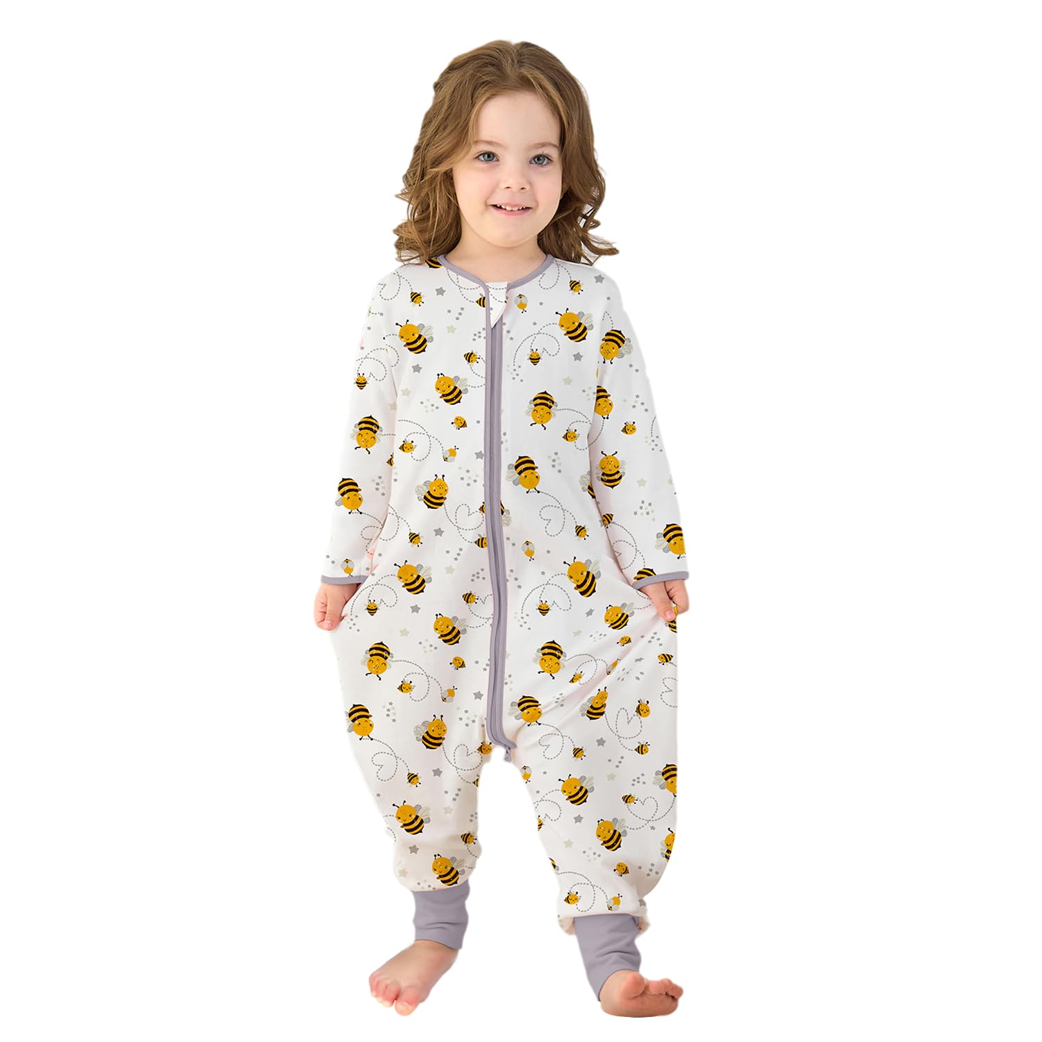 Baby Schlafsack Mit Füßen 0,5 TOG - Baumwolle, Ohne Ärmel Für Sommer, Größe 70 Cm
