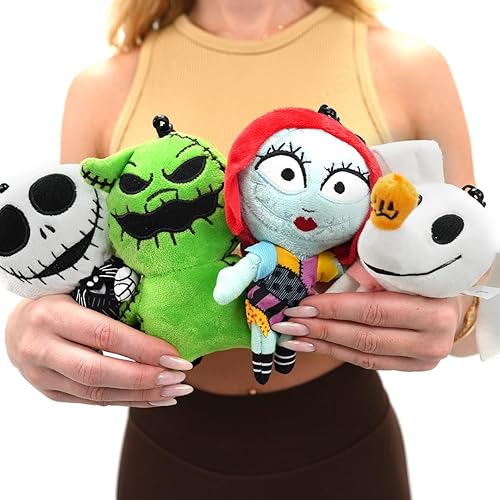 Miniatura 7 de Wondapop Disney The Nightmare Before Christmas - Figura de felpa de 8 pulgadas, decoración interior del hogar y decoración de Halloween