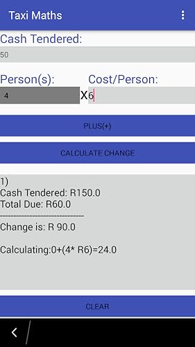 Taxi Maths – vue 4