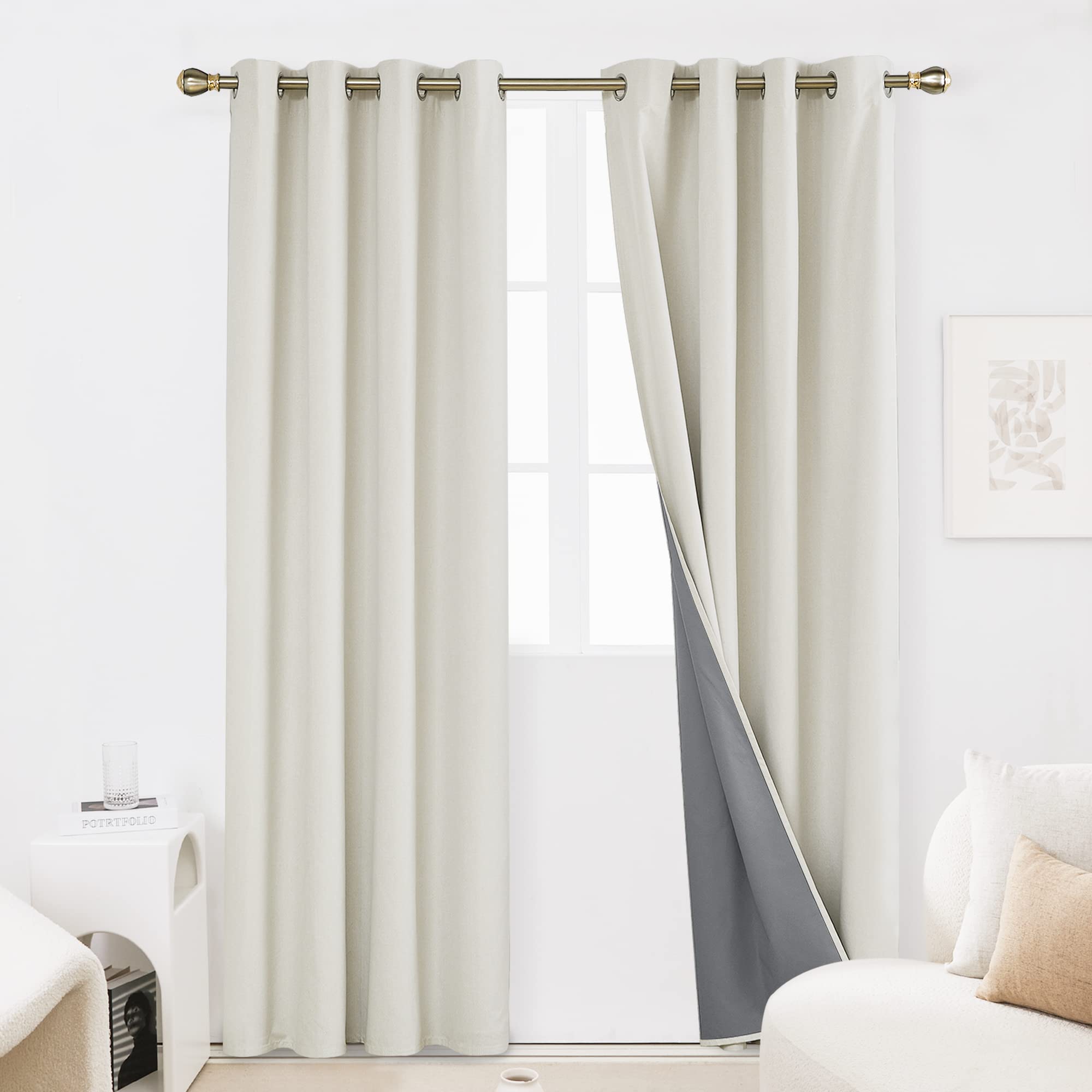 108 black curtains