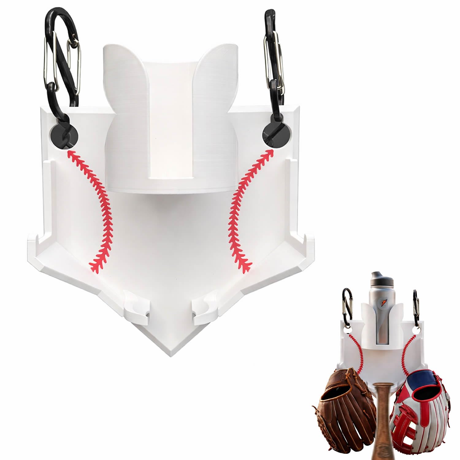 Rangement de pirogue de baseball portable avec support pour casques