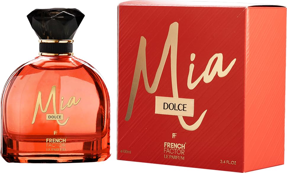 French Factor Mia Dolce Eau de Parfum for Women, Premium Perfume with Orchid, Almond, Vanilla Musk & Ylang notes 100ml (3.4 Fl Oz) (Floral Musky) - Image 3