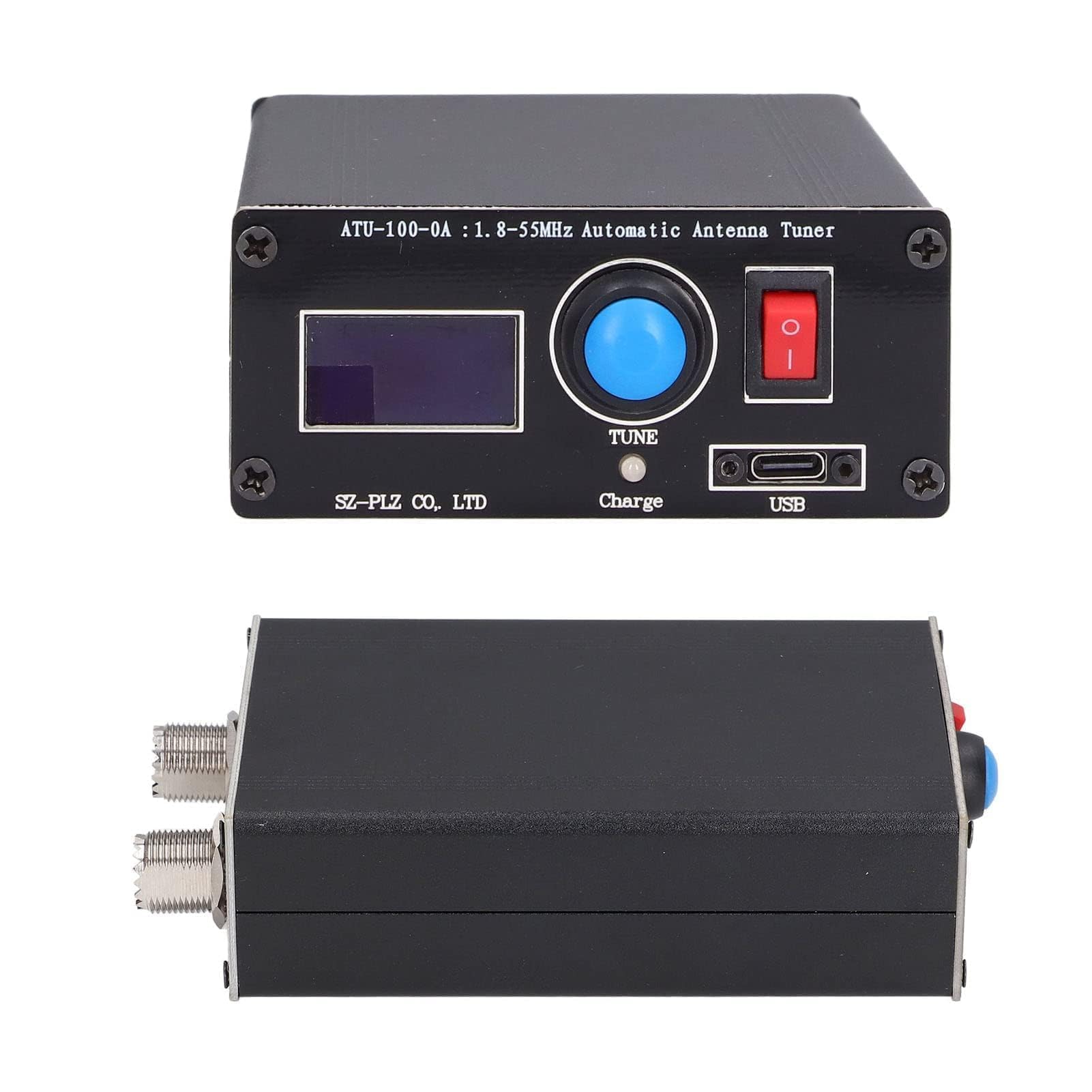 ATU-100 EXT 1.8-55MHz 100W 本体 Amazon.com: Automatic Tuner ATU-100 Portable | 100W 1.8-55MHz OLED