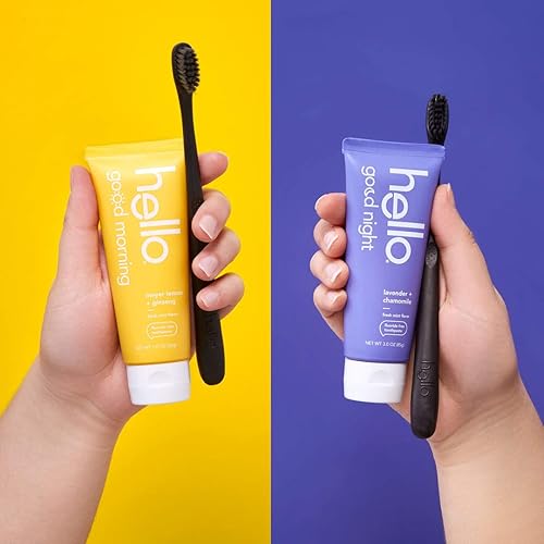 Miniatura 4 de Hello Brightening Booster - Pasta de dientes sin flúor de aceite de cúrcuma blanca y aceite de coco vegano sin SLS sin gluten y sin peróxido 40