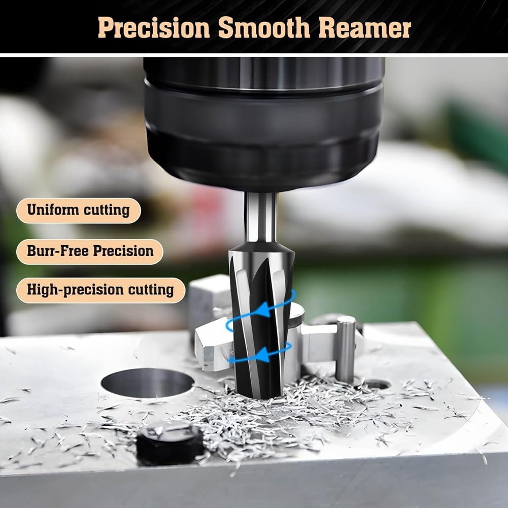 Srutueo 7 Degree Ball Joint Tapered Reamer, Tie Rod for 1-1/2In Per Foot Tapered Ball Joint Reamer Accessories Kit for Off-Road Vehicle Repair