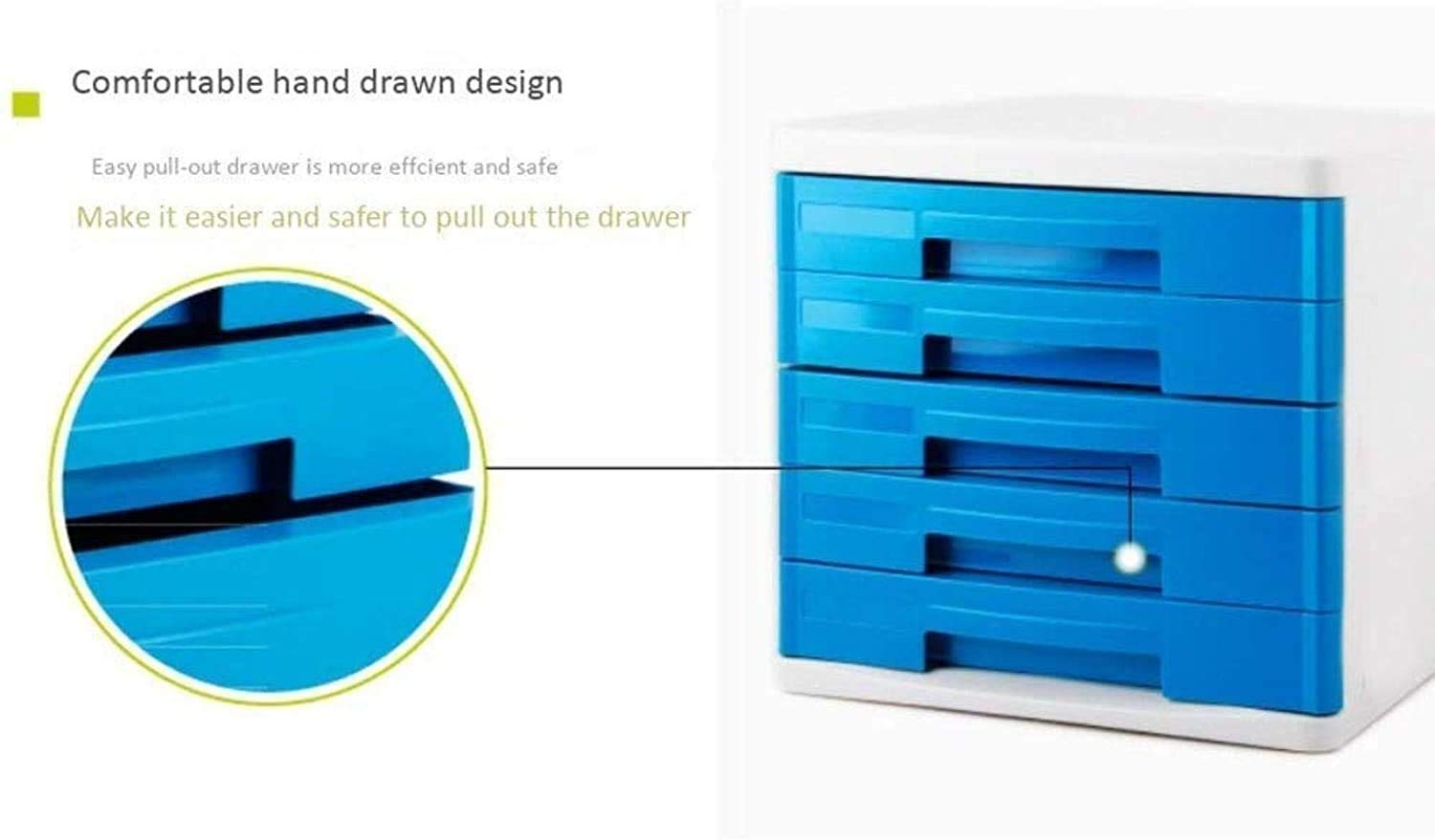 Sto nizer - Armadietto portadocumenti da ufficio in plastica A4 con Ders Aktenschrank/Rack per documenti e dati sicuri Sto perfetto per uso domestico e ufficio