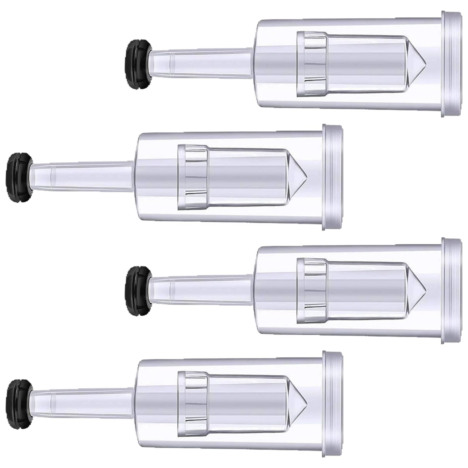 Xinsheinelry Fermentation Airlocks Set 4Pcs Equip Rubber Gaskets for Brewing Wine Pickle Cabbage Kimchi Multiple Purpose Fermentation Equipment