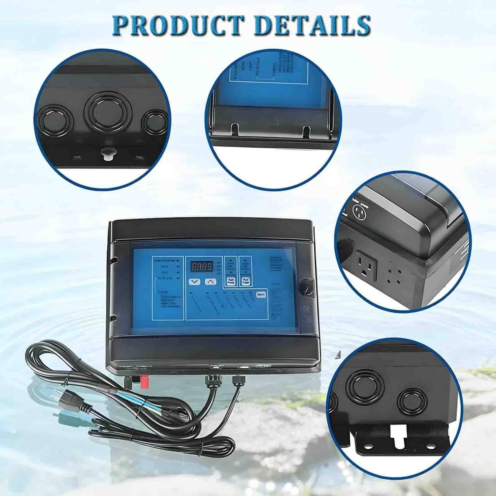 Generador Electrolítico Cloración Salina,Celda Cloradora Agua Salada 20g/H