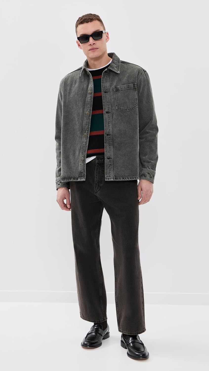 Les Deux Men's Loan Washed Overshirt - Image 3