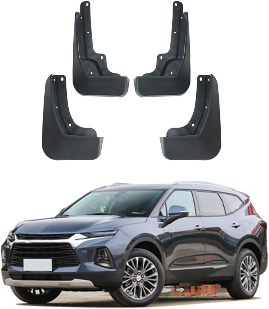 Car Mudguard Mud Flaps for Chevrolet Blazer RS 2020-2025(not fit Blazer RX) Molded Custom Front and Rear Mudflaps Splash Guards Flares Kit 4-PC Auto Accessories,Send 1 Car Wash Towel