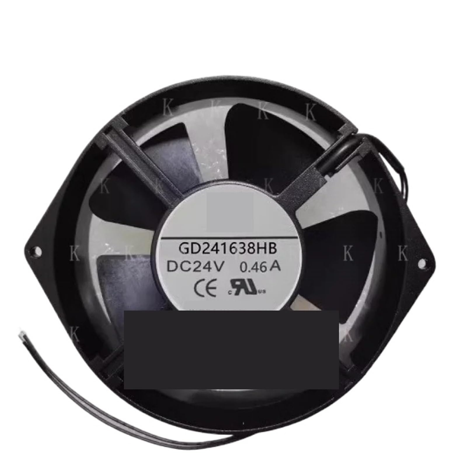 Ventilateur de refroidissement ovale GD241638HB pour boîtier électrique DC24V