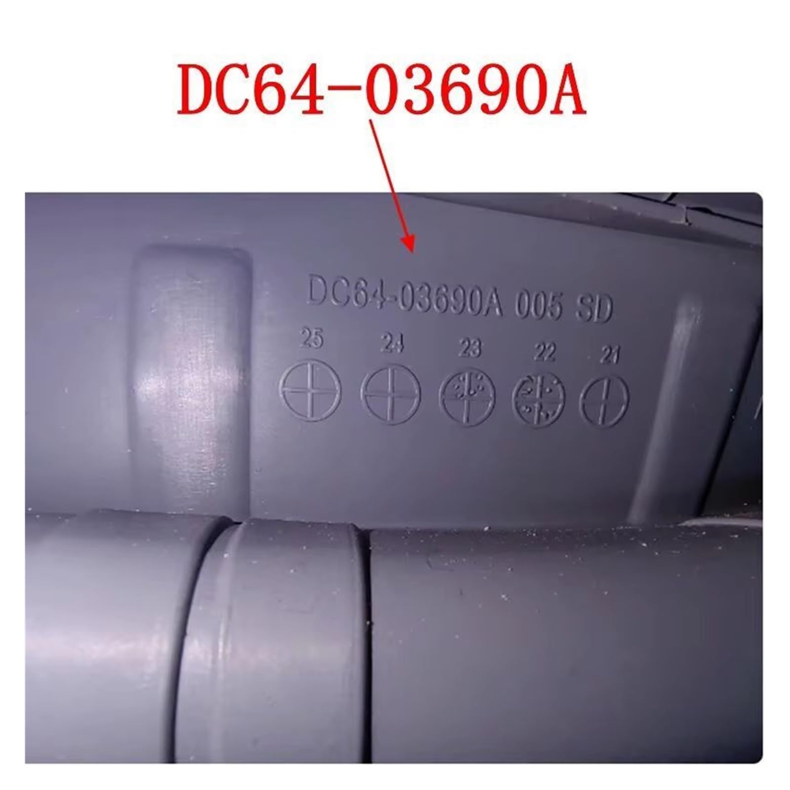 Junta de goma puerta lavadora, Compatible con Samsung