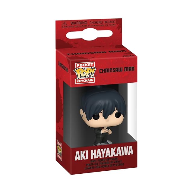 Foto 2 de 7 de Funko Pop! Keychain: CSM - AKI Hayakawa - Chainsaw Man - Minifigura de Vinilo Coleccionable Llavero Original