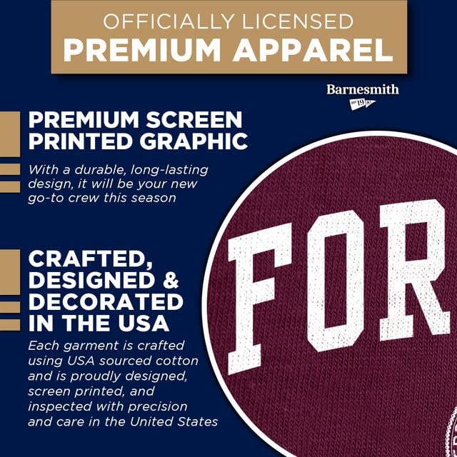 Image of Ivysport Crewneck Sweatshirt for College, Heritage Logo, Color, Adult Unisex