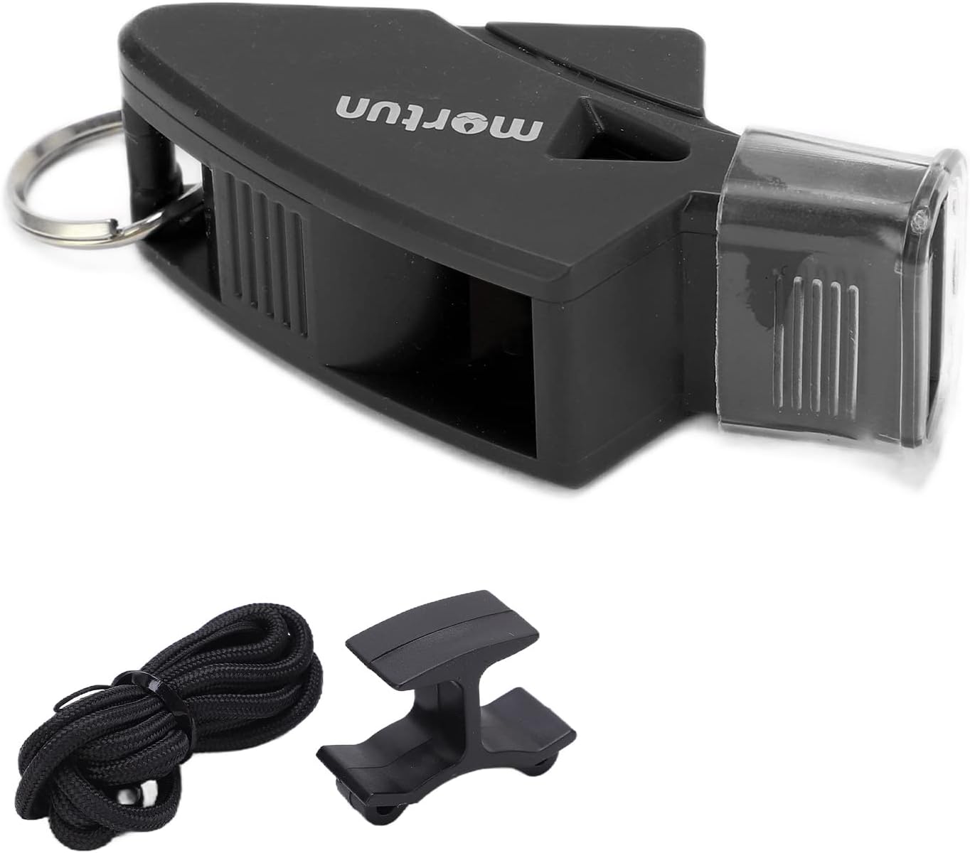 Sports Whistle, Professional Loud Plastic Whistle with Lanyard and Finger Clips, for Referees Coaches Training Teachers School Gym Boating