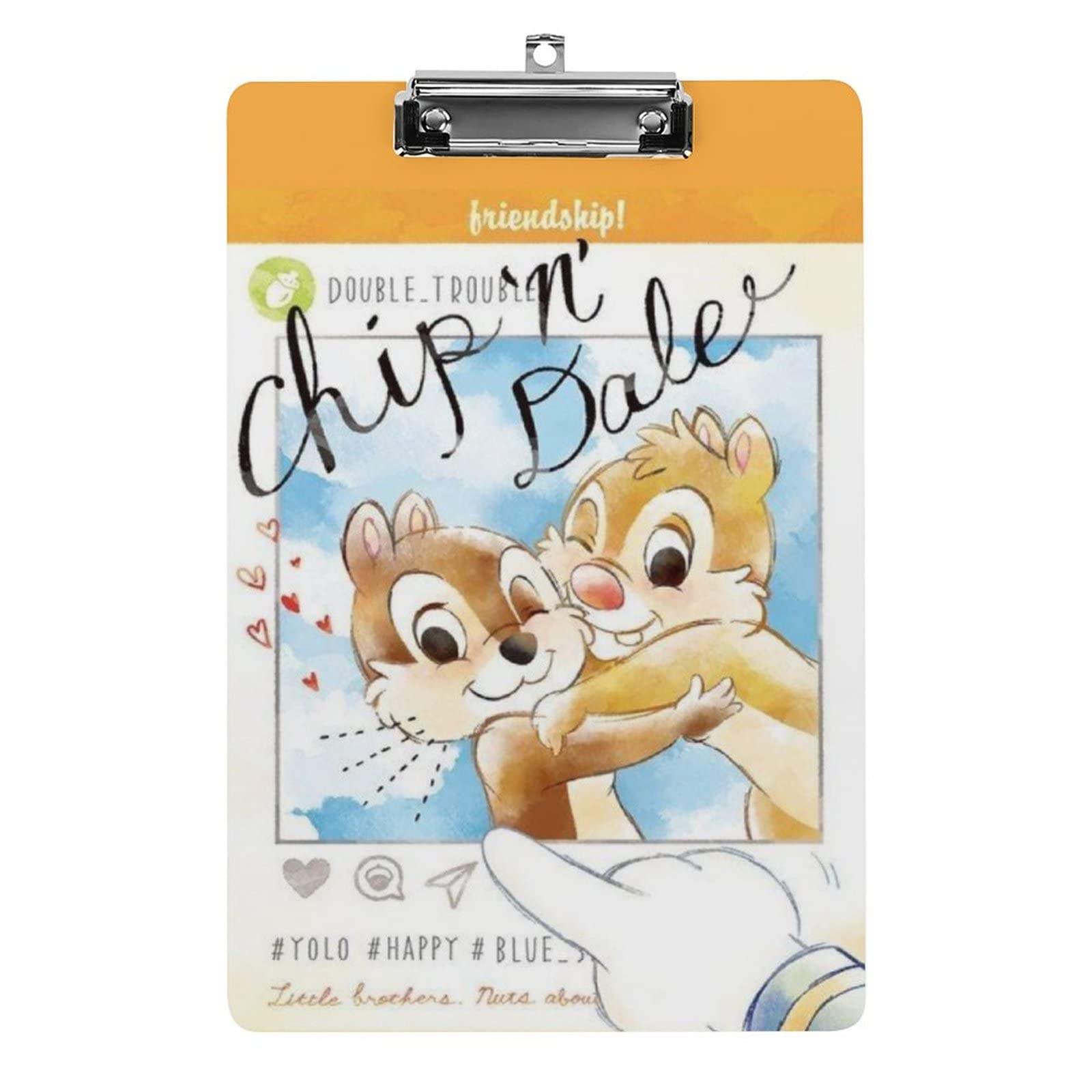 Amazon | 【サイズ】チップとデール クリップボード バインダー