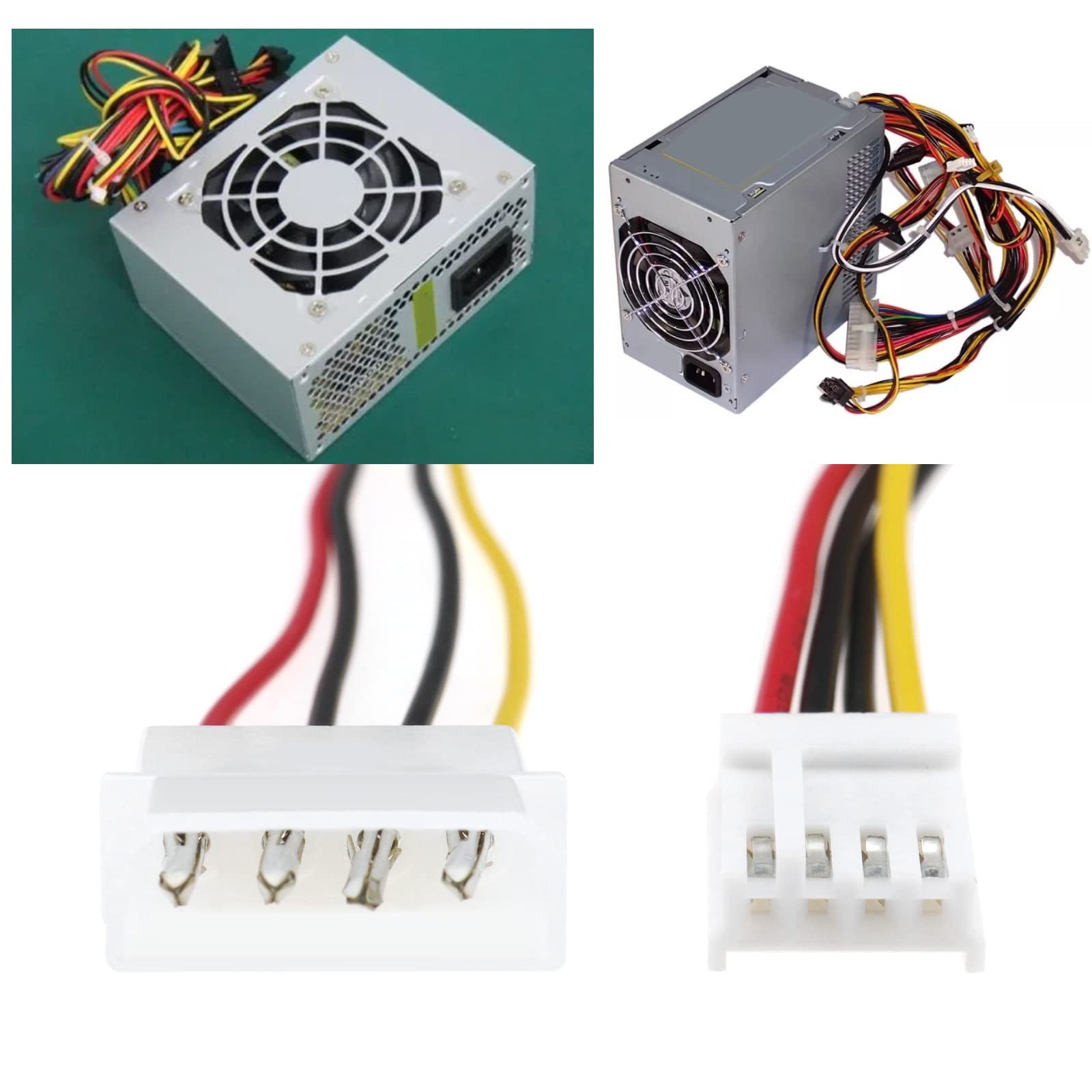 Amazon.co.jp: モレックス 4ピンからフロッピー4ピン電源ケーブル PC