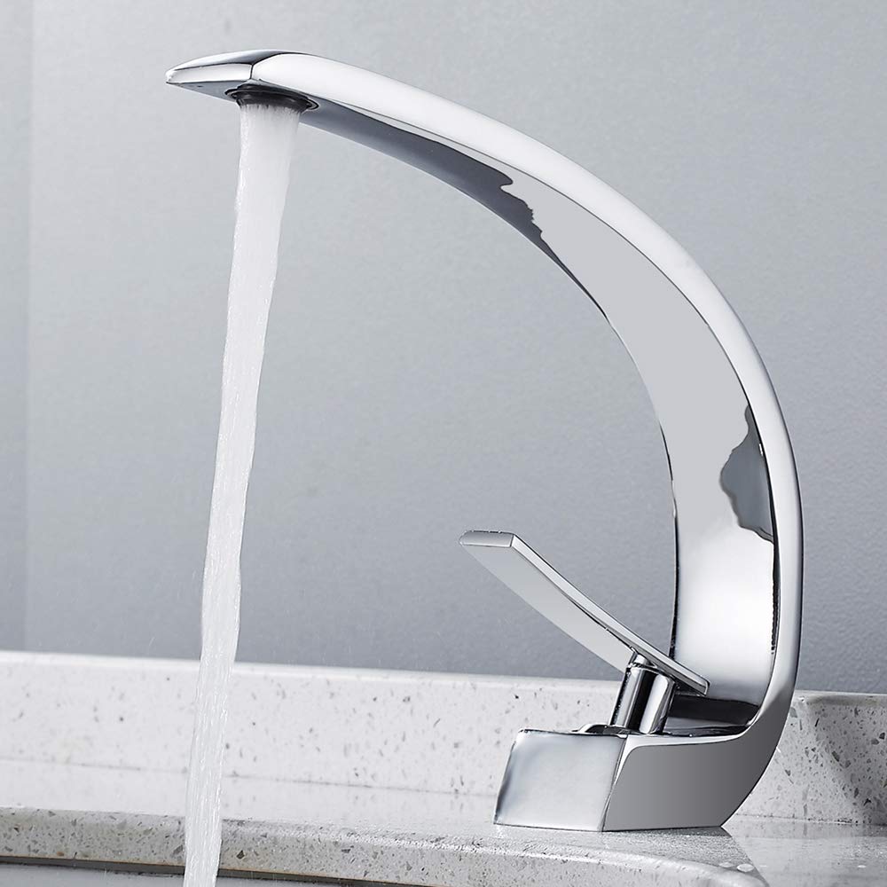 Rubinetto monocomando per bagno (cromo)