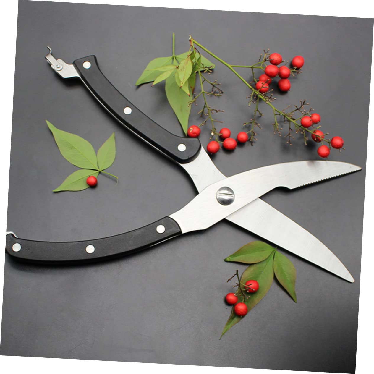 YARNOW 1set Forchettone e Forbici Da Cucina Inossidabile Per Barbecue e Grigliate Strumenti Bbq Multifunzionali Per e Pollame Facile Da Pulire e Utilizzare