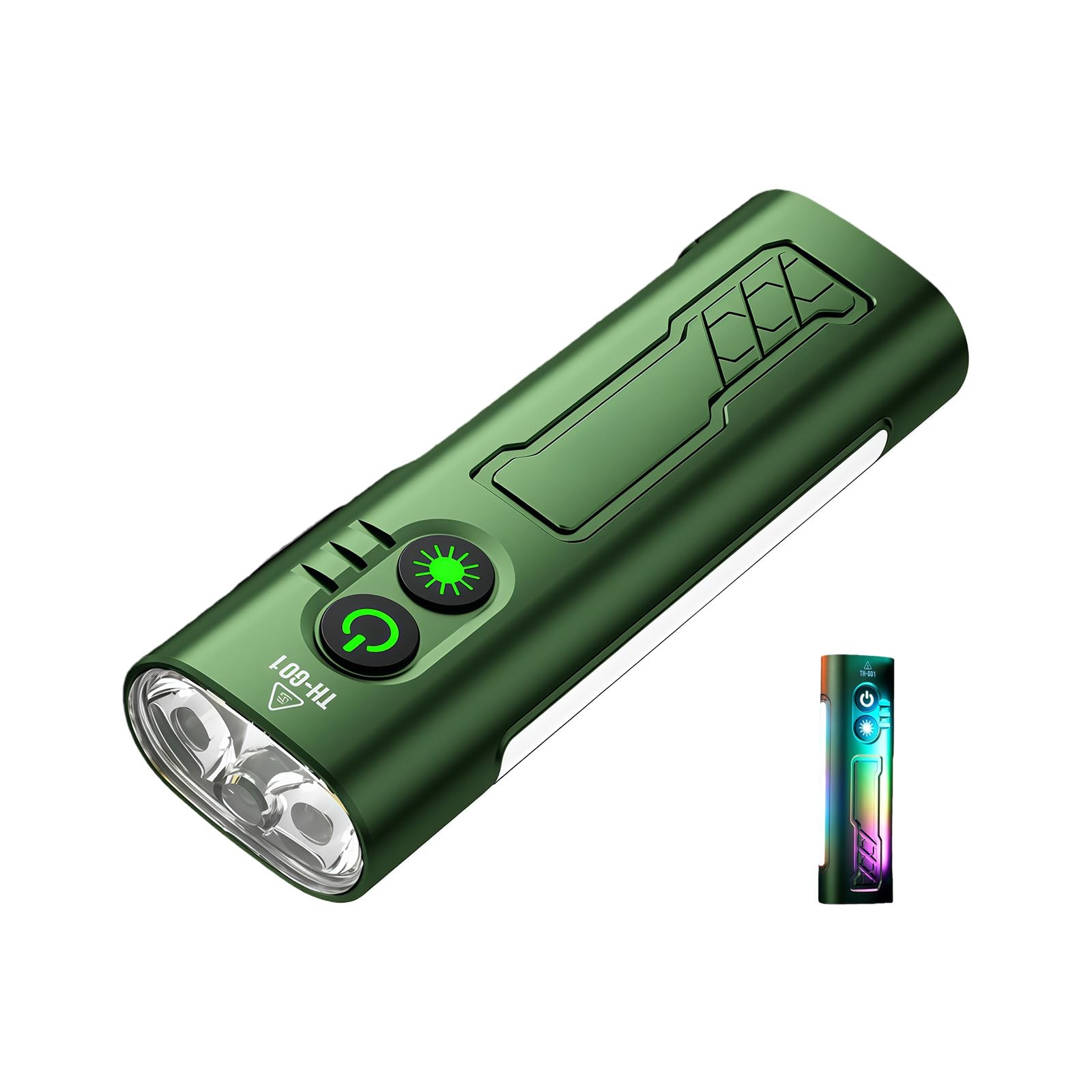 Hsioluted Bright LED Flashlight Compact Size Multiple Mode Settings Waterproof Suitable for Travel Camping Emergencies Camping Flashlight