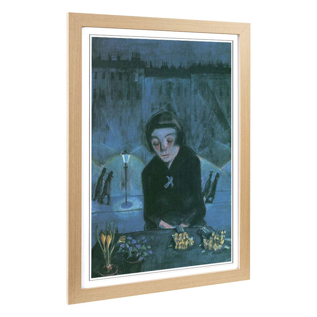 Big Box Art Framed Print of Walter Sonia Gramatte Design | Wall Art Picture | Home Decor for Kitchen, Living, Dining Room, Bedroom, Hallway, Office, Oak, A2 / 24.5x18 Inch / 62x45cm