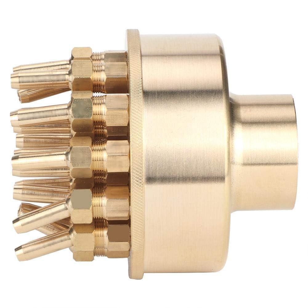 TOPINCN Buse de fontaine en laiton 3 couches réglable Tête de pulvérisation DN40