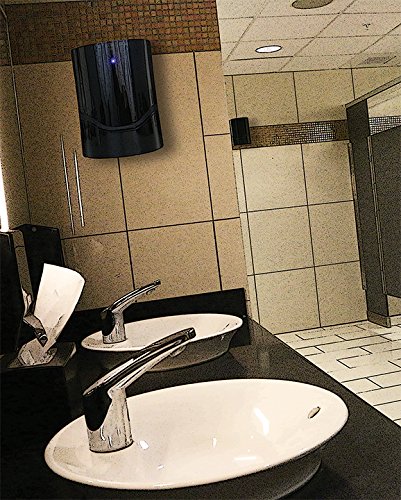 Miniatura 2 de Nilodor Pulse - Dispensador de ambientador, color negro (03289BLK)