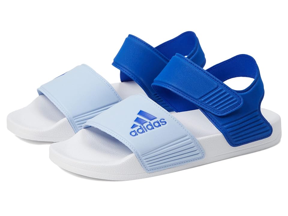 adidas Kids Adilette Sandals (Toddler/Little Kid/Big Kid) (Lucid Blue/Blue Dawn/Bright Red) Boy's Shoes INTERNATIONAL SHIPPING
