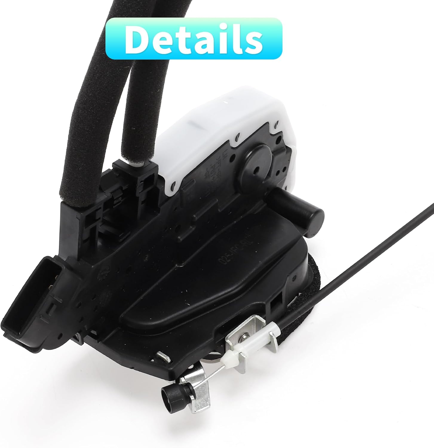 X AUTOHAUX Replacement Rear Left Driver Side Power Door Lock Actuator Motor with Cable for Nissan Cube 2009-2014 Door Latch Actuator Assembly Black