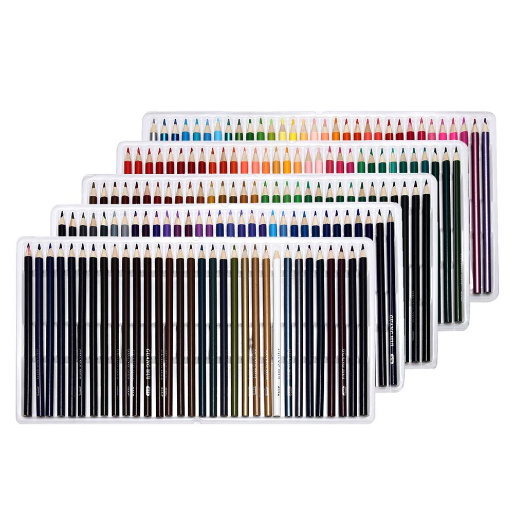 VIDOO 120/136/160 Farben Bleistifte Set professionelle Künstler Malerei Bleistift für Zeichnung Skizze Kunst Briefpapier - 160 Colors