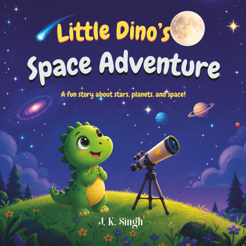 Little Dino's Space Adventure: A fun and colourful story about a little Dino who dreams of exploring space