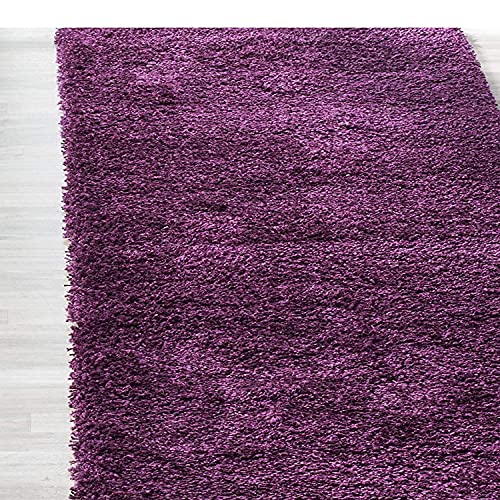 Image of SS Malik Handloom Soft Shaggy Rugs Fluffy Home Decorative Large Carpet for Living Room 2-inch Thick Carpet (2x3 Feet, Purple)