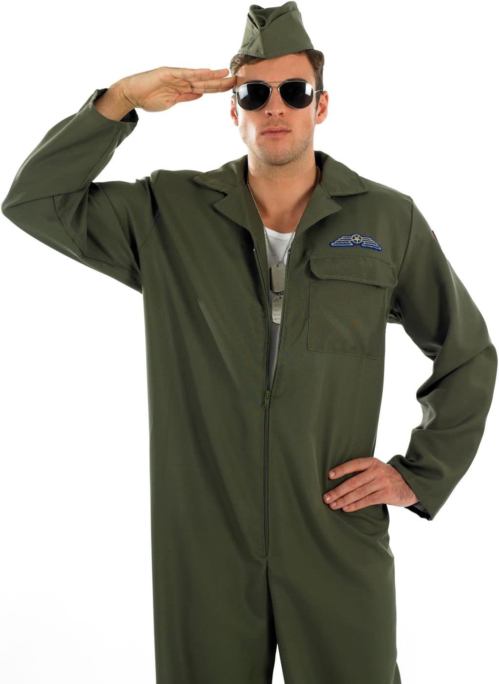 fun shack mens Mens Aviator Flightsuit - Image 4