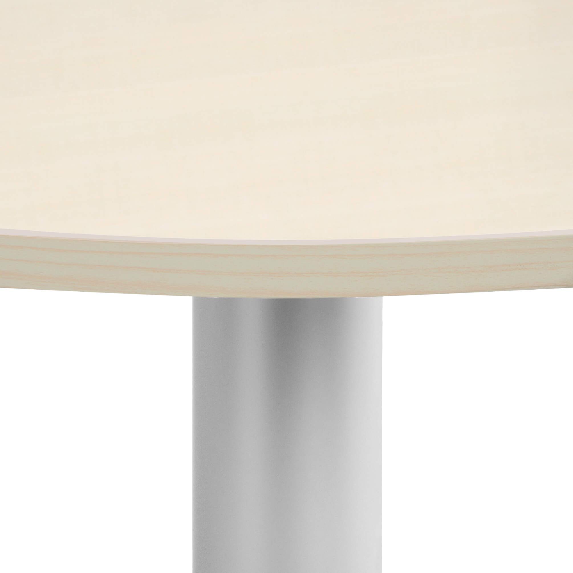 Weber Büro Optima runder Besprechungstisch Esstisch Küchentisch Tisch Ahorn Rund Ø 120 cm