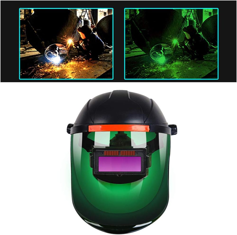 Electric Welding Mask Helmet Solar Automatic Arkening Welding Mask Adjustable for Welding Works auto Darkening Welding mask