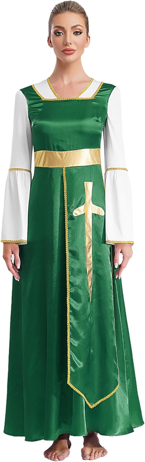 Praise Dance Tunic for Women Sleeveless Worship Dance Overlays Liturgical Church Dancewear