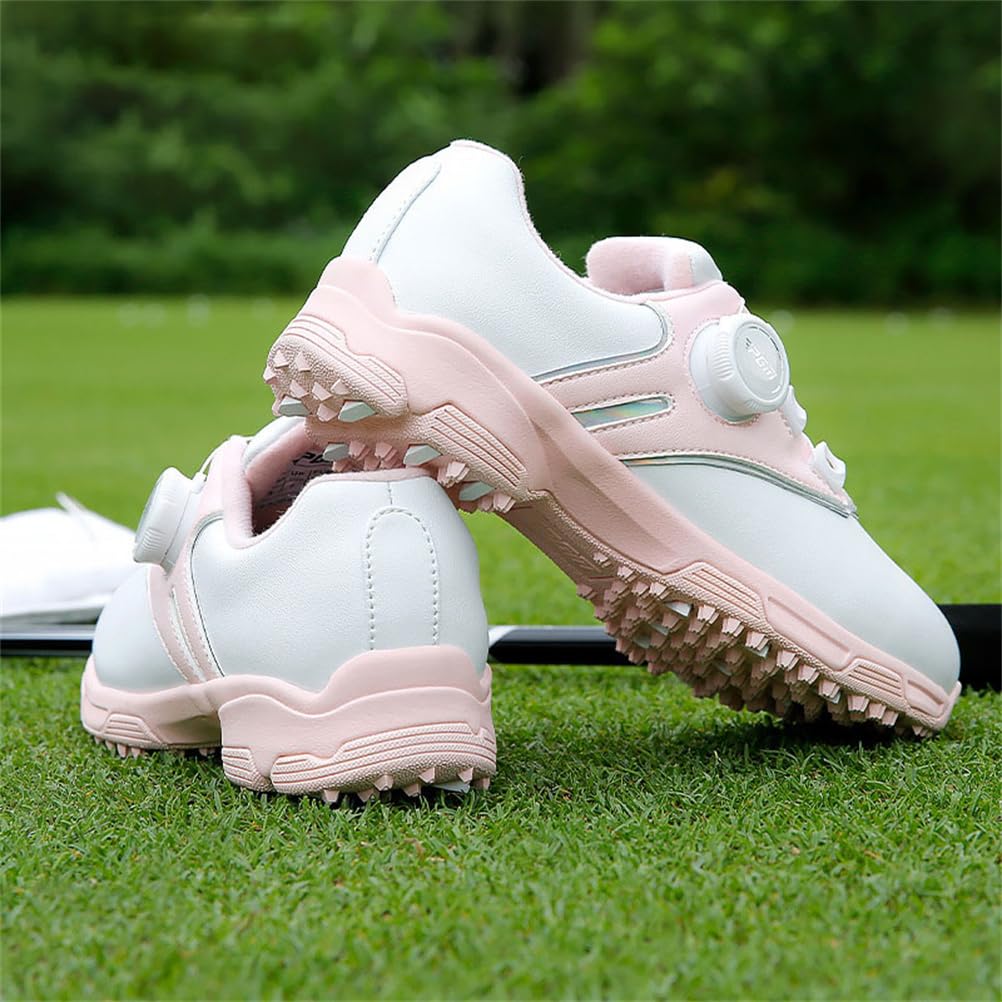 Damen wasserdichte Golfschuhe Damen Outdoor Komfort Golf Turnschuhe Mädchen Spikeless Golfer Trainer