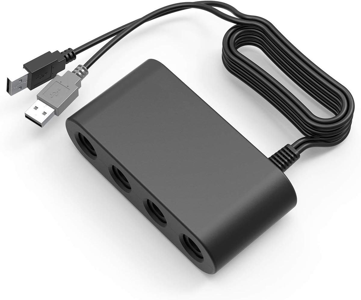 Gamecube Controller Adapter, Mribo Gamecube NGC Controller Adapter Suitable for Wii