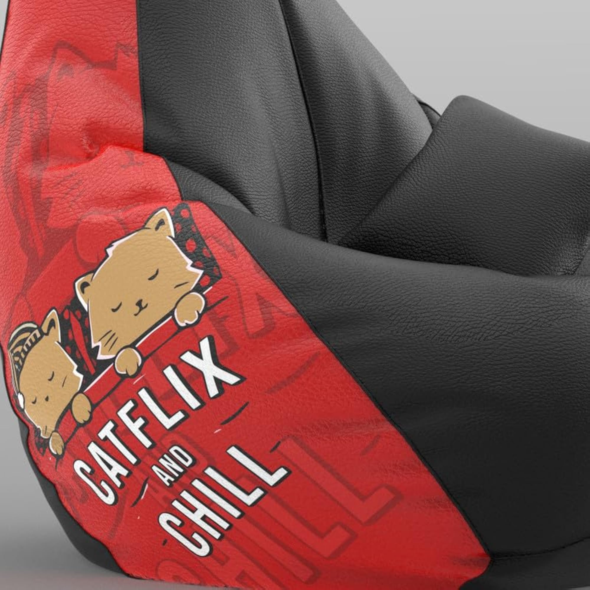 VibeBoost Premium Bean Bag with Free Cushion & Footrest