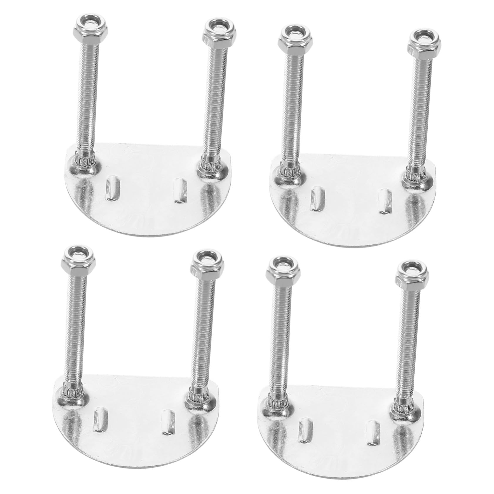 FOYTOKI 4pcs Roller Skate Base Plate Hardware Double Row Skate Brackets for Smooth Skating