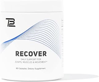 TB12 Recover - Premium Natural Recovery Supplement with Tart Cherry, Egg Membrane, Curcumin, and Boswellia to Support Muscle Recovery, and Joint Mobility