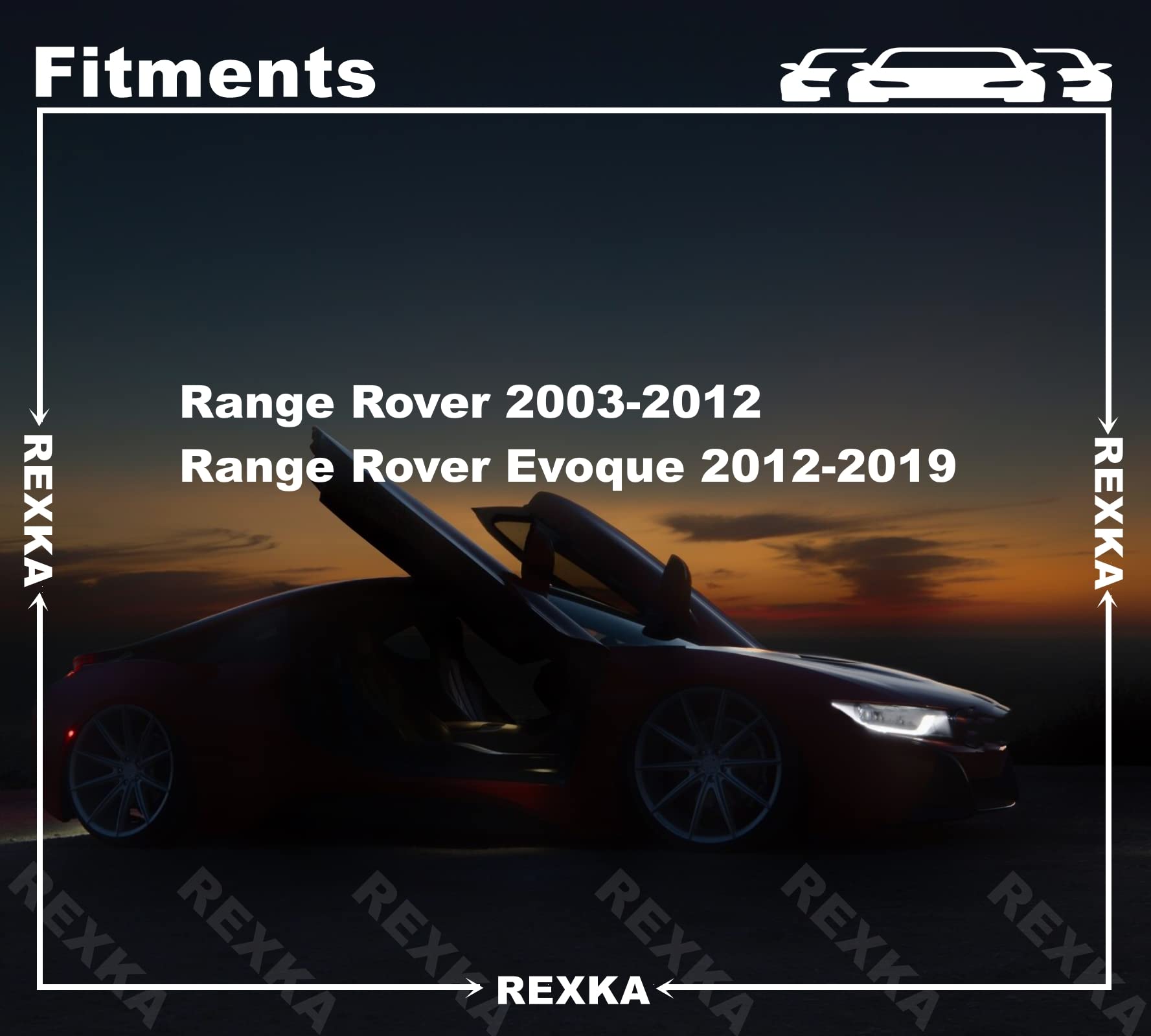 Amazon | Rexka ピラー、ロッカー、フロアモールディングプッシュ式