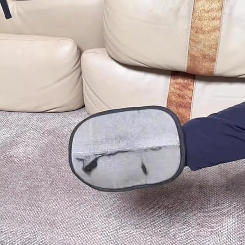 Luva para Remoção de Pelos de Animais de Estimação, Preta