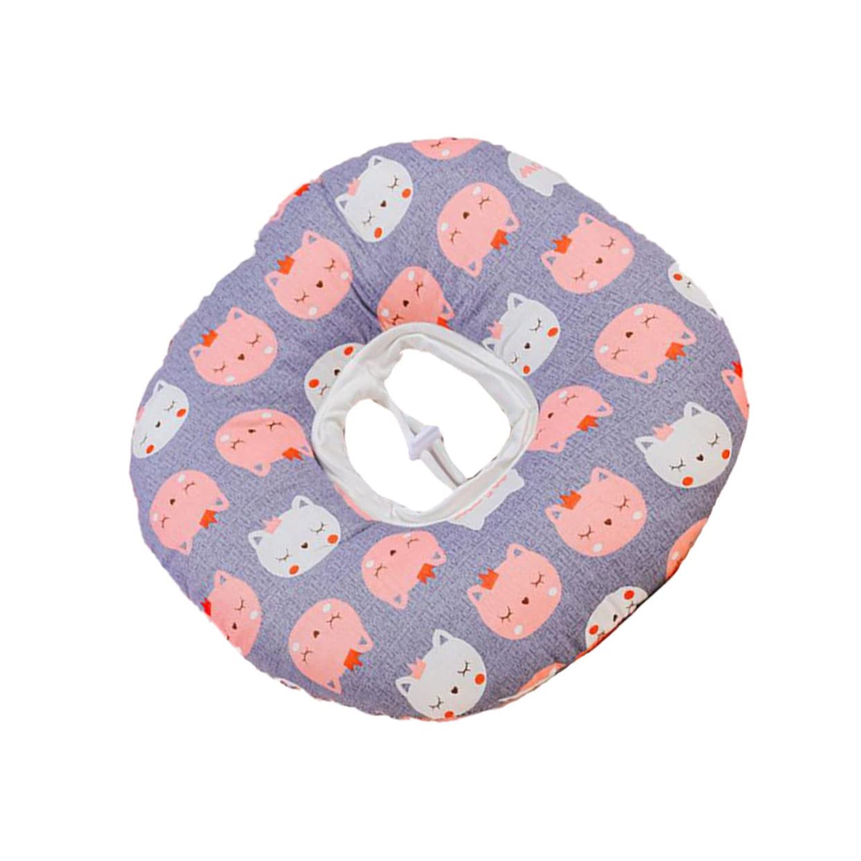 Happyyami 3piezas Collar Protector Inflable De Algodón para Mascotas Confortable y Previene Lameduras y Mordeduras Diseño Aleatorio s
